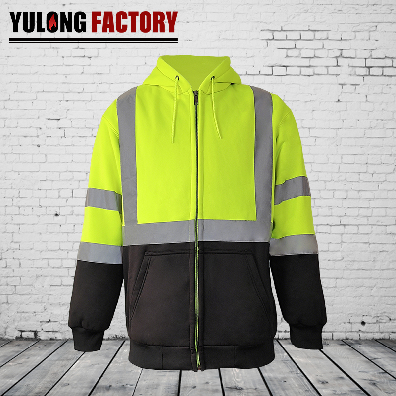 全棉阻燃熒光防靜電夾克